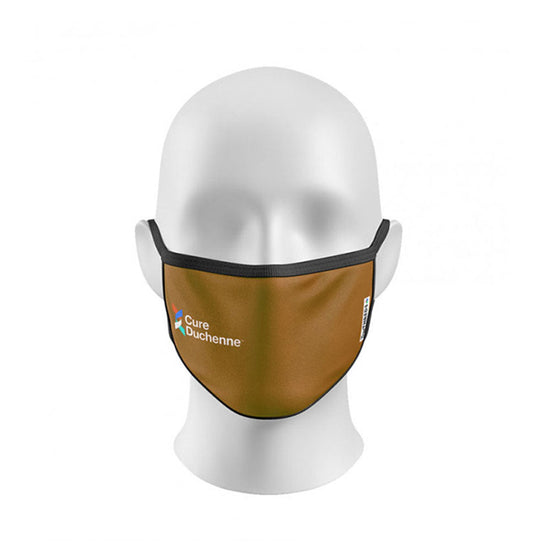 Eco-Friendly Golden Yellow Cotton Face Mask